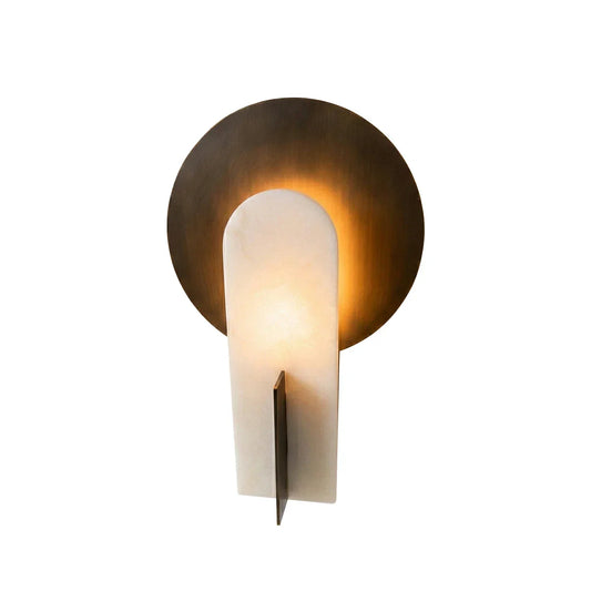 Eclipse Alabaster Oval Table Lamp - Tianguang Alabaster Lighting
