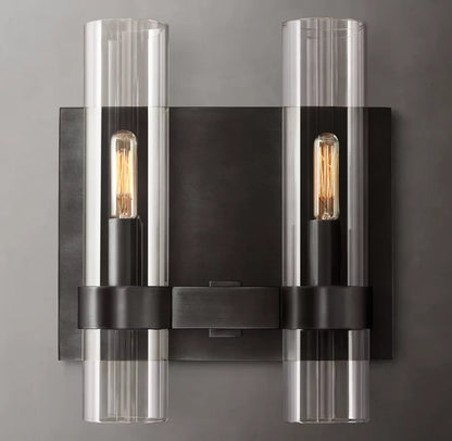 Ravelle Double Wall Light, Bathroom Wall Sconce, detail 8