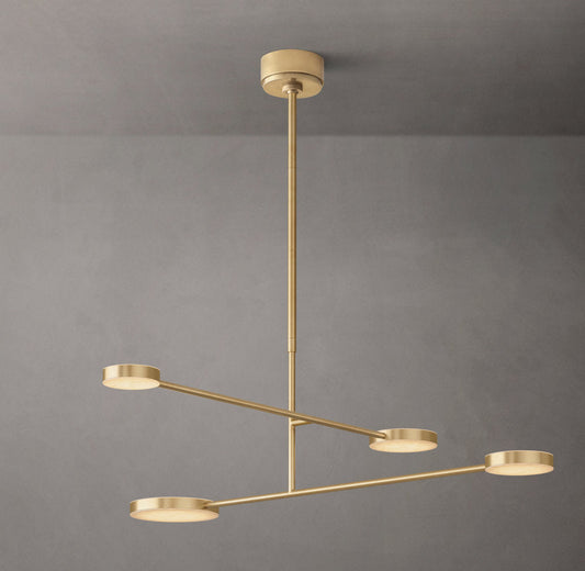 Alexander Mobile Alabaster Chandelier 36" - Tianguang Alabaster Lighting