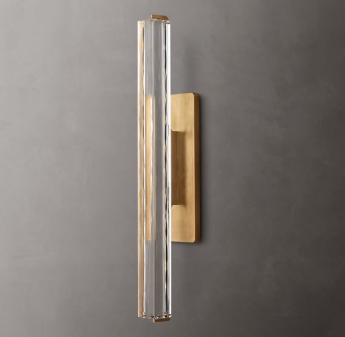 Audubon Crystal Single Wall Light 19 inch, Hardwired Wall Sconce, detail 15