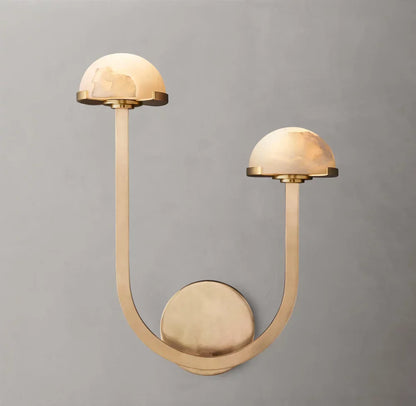 Pedra Double Wall Light - Right, Bedroom Wall Sconce, detail 5