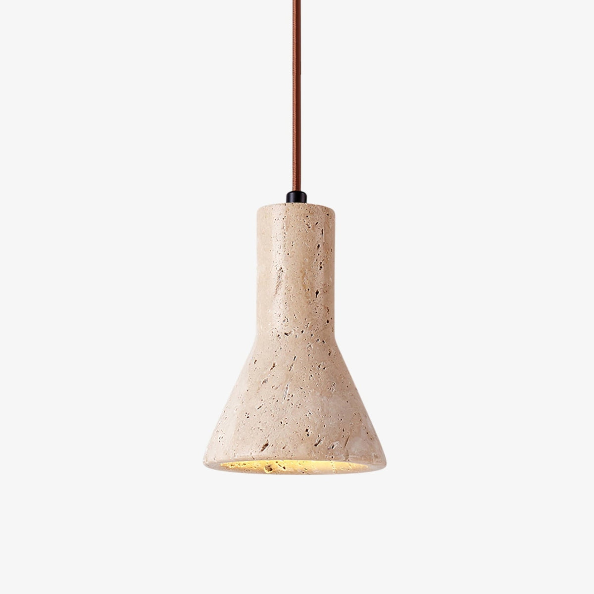 Alchemica Stone Travertine Pendant Lamp - Tianguang Alabaster Lighting