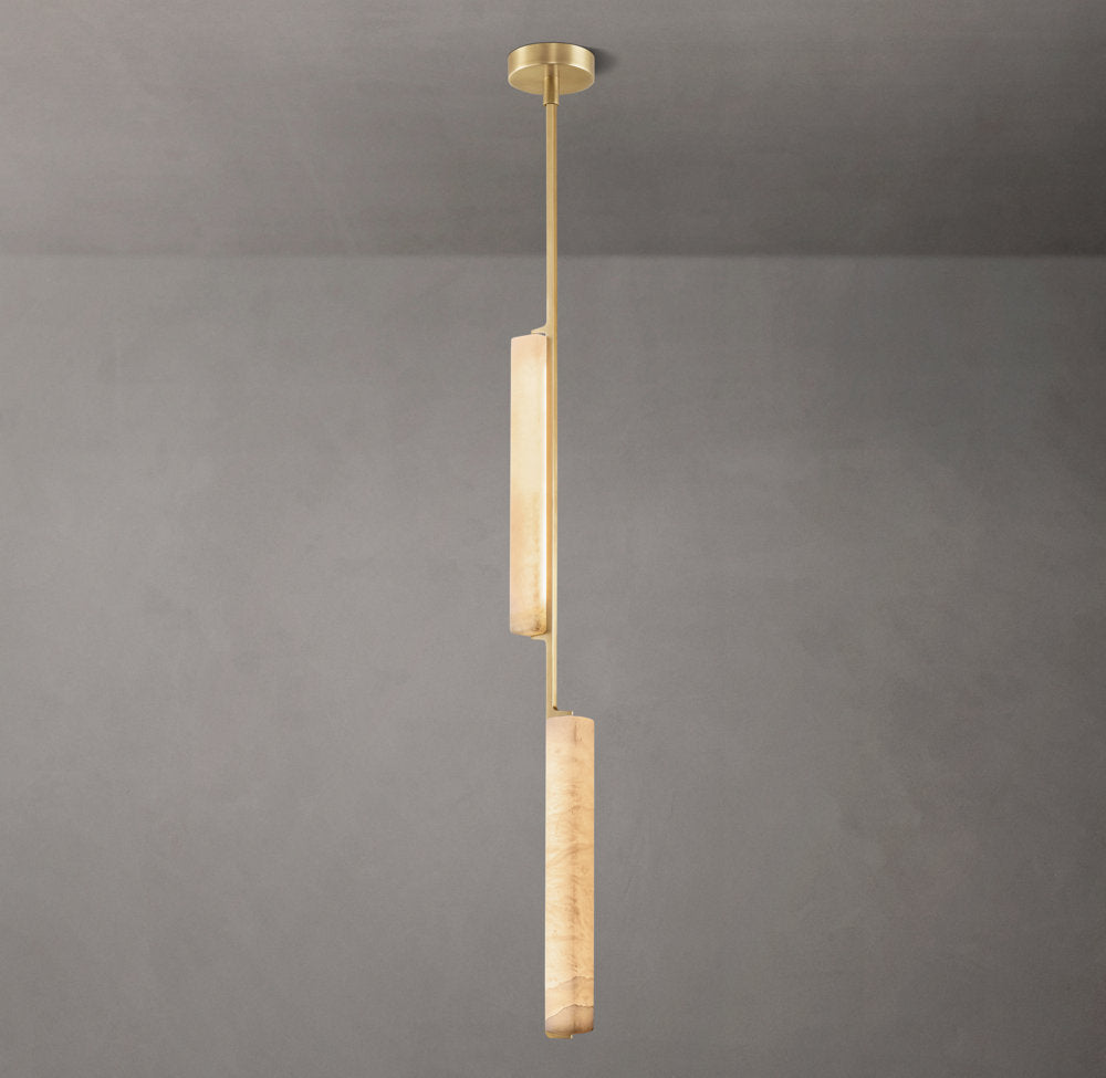 Audubon Alabaster Pendant - Tianguang Alabaster Lighting