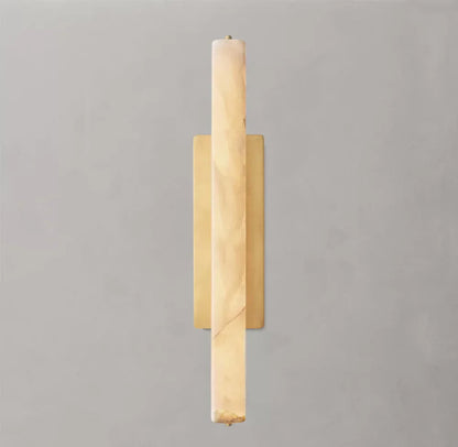 Audubon Alabaster Single Wall Light, Hardwired Wall Sconce, detail 7