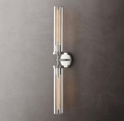 Lambeth Knurled Grand Linear Wall Light, Bathroom Wall Sconce, detail 18