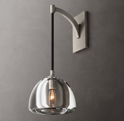 Hemisphere Wall Light, Bathroom Wall Sconce, detail 20