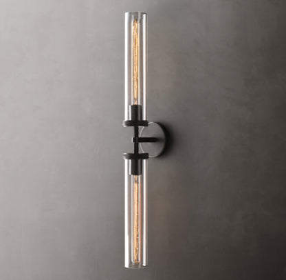 Lambeth Knurled Grand Linear Wall Light, Bathroom Wall Sconce, detail 19