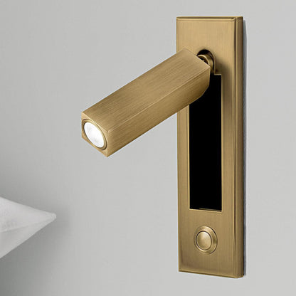 Metal Flush-Fold Bedside Reading Light, Bedroom Wall Sconce, detail 14