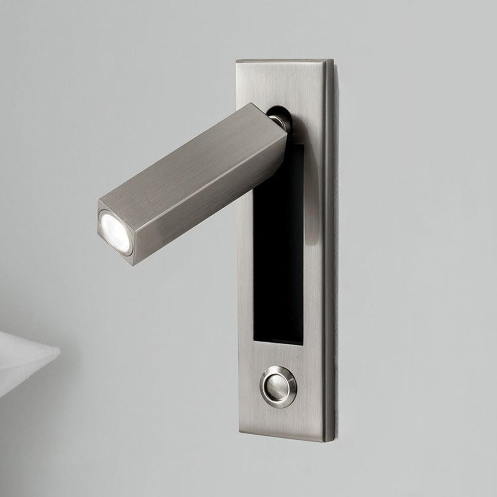 Metal Flush-Fold Bedside Reading Light, Bedroom Wall Sconce, detail 15