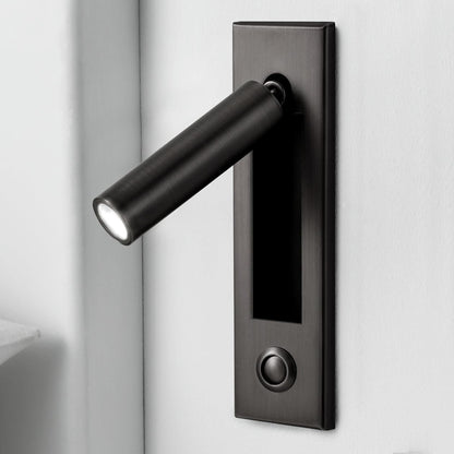 Metal Flush-Fold Bedside Reading Light, Bedroom Wall Sconce, detail 16