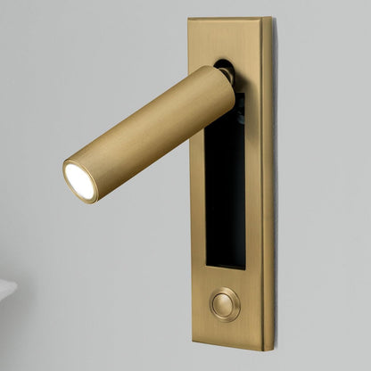 Metal Flush-Fold Bedside Reading Light, Bedroom Wall Sconce, detail 19