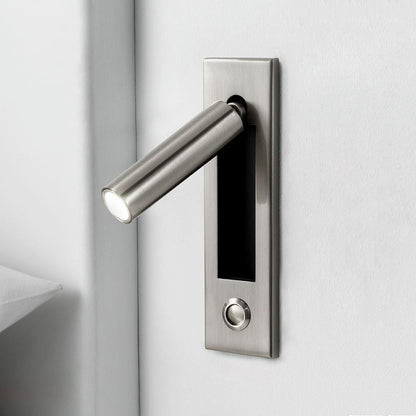 Metal Flush-Fold Bedside Reading Light, Bedroom Wall Sconce, detail 20