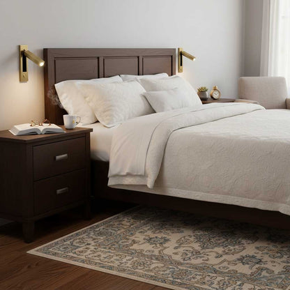 Metal Flush-Fold Bedside Reading Light, Bedroom Wall Sconce, detail 23
