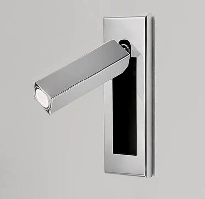 Metal Flush-Fold Bedside Reading Light, Bedroom Wall Sconce, detail 2