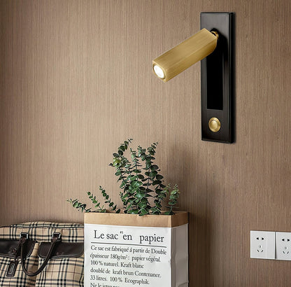 Metal Flush-Fold Bedside Reading Light, Bedroom Wall Sconce, detail 39