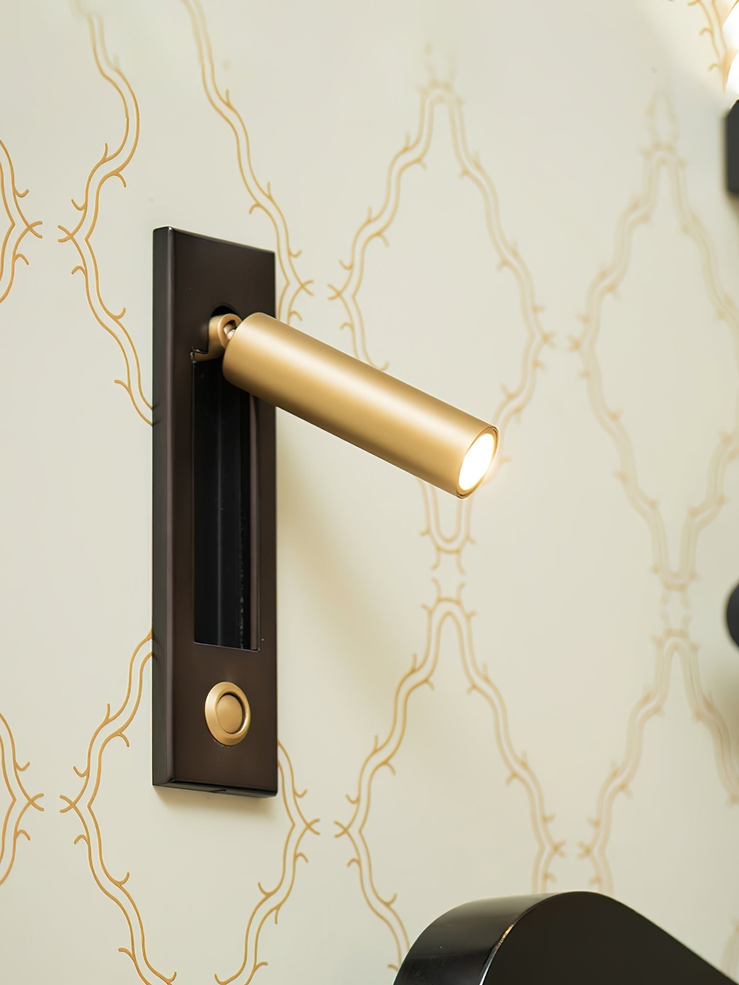 Metal Flush-Fold Bedside Reading Light, Bedroom Wall Sconce, detail 41