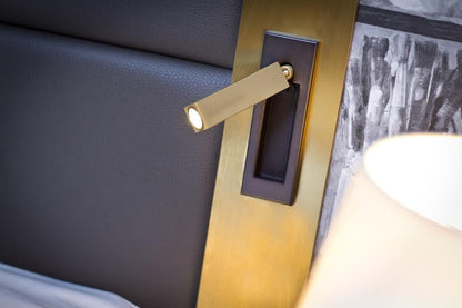 Metal Flush-Fold Bedside Reading Light, Bedroom Wall Sconce, detail 44