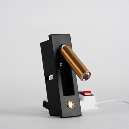 Metal Flush-Fold Bedside Reading Light, Bedroom Wall Sconce, detail 58