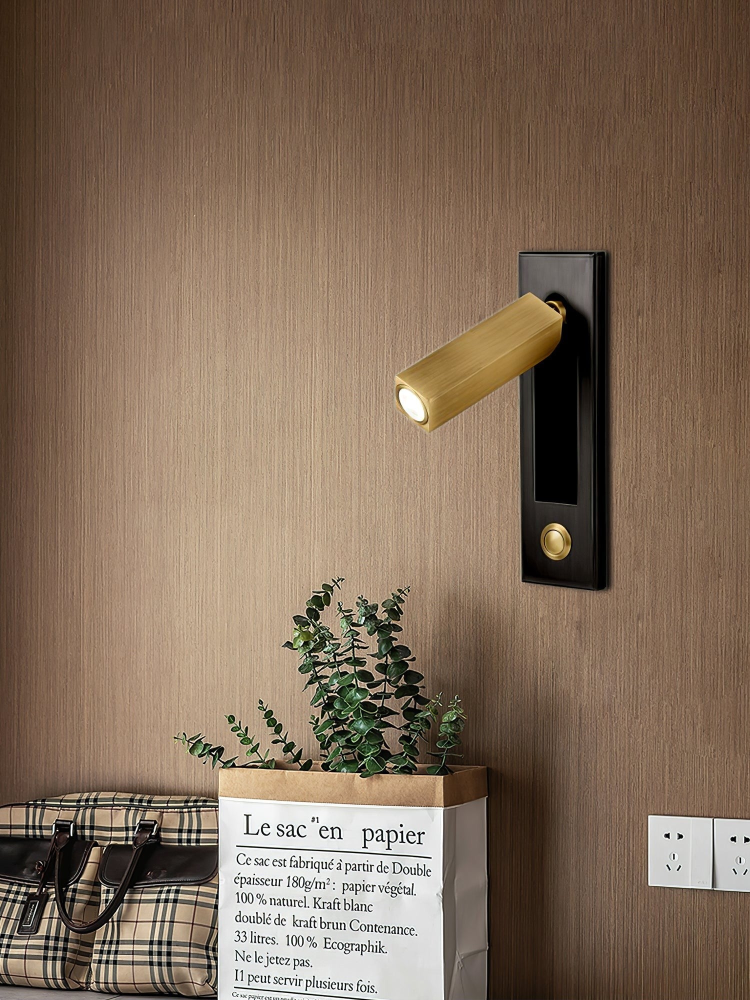 Metal Flush-Fold Bedside Reading Light, Bedroom Wall Sconce, detail 65