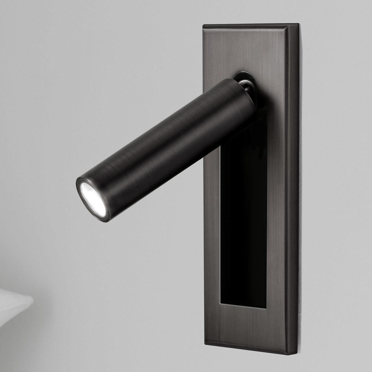 Metal Flush-Fold Bedside Reading Light, Bedroom Wall Sconce, detail 6