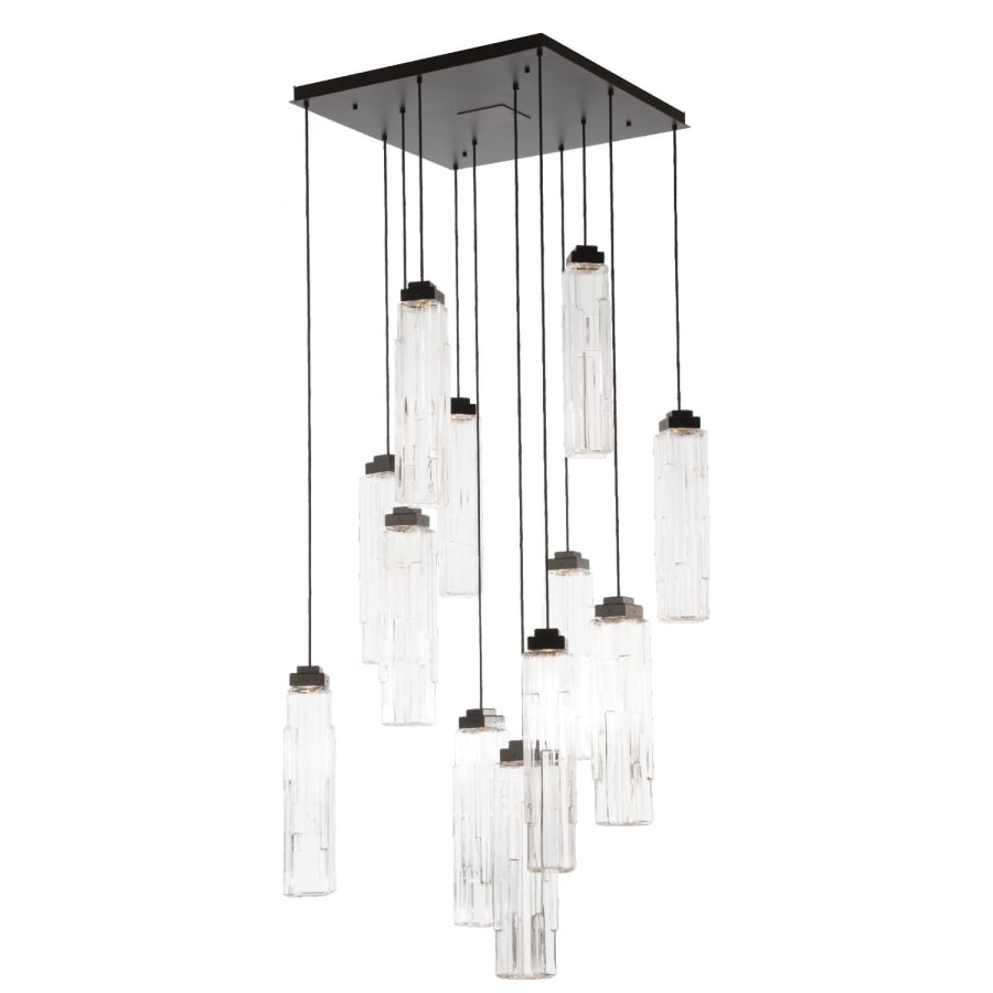 Ledgestone 12 Light 32" Wide LED Multi Light Natural Stone Pendant - Tianguang Alabaster Lighting