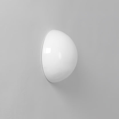 Hemera Half-Globe Wall Light, Bedroom Wall Sconce, Metal, ∅ 5.9″ x H 5.9″