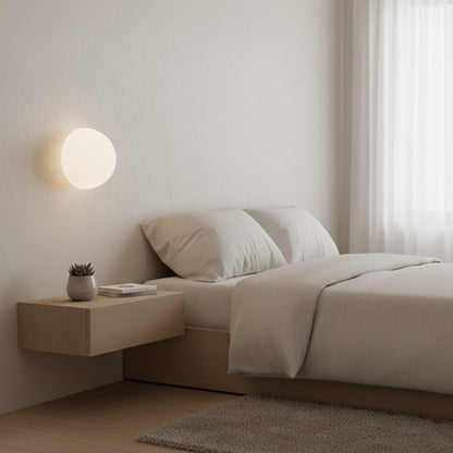 Hemera Half-Globe Wall Light, Bedroom Wall Sconce, detail 9
