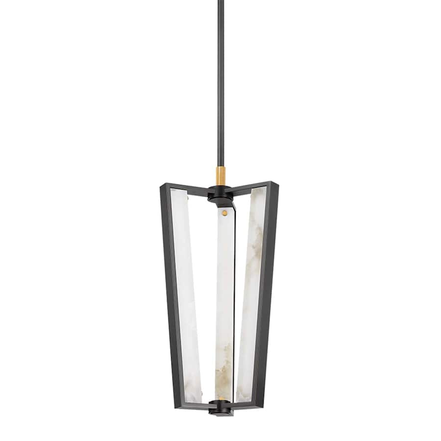 Edgemere 11" Wide LED Alabaster Pendant - Tianguang Alabaster Lighting