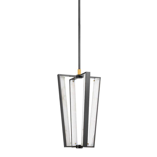 Edgemere 16" Wide LED Alabaster Pendant - Tianguang Alabaster Lighting