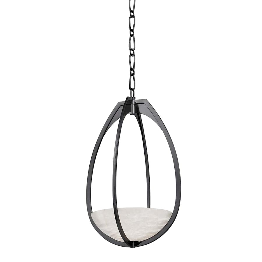 Lloyd 14" Wide LED Alabaster Pendant - Tianguang Alabaster Lighting