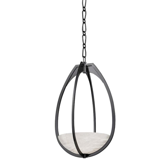 Lloyd 14" Wide LED Alabaster Pendant - Tianguang Alabaster Lighting