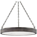 Lynden 8 Light 30" Wide LED Drum Natural Stone Chandelier 30 in Dia White - Tianguang Alabaster Lighting