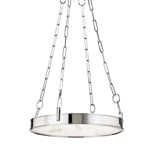 Kirby 20" Wide LED Alabaster Chandelier 20 in Dia Dining Chandelier - Tianguang Alabaster Lighting