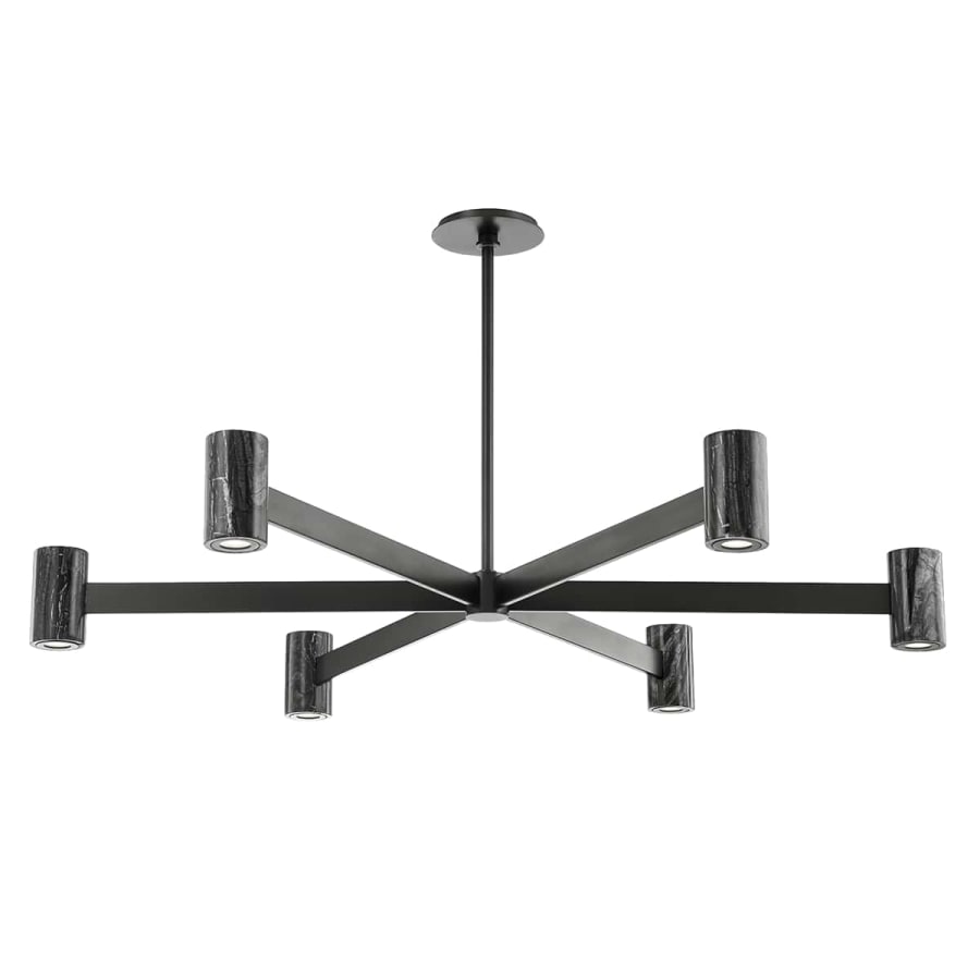 Predock 6 Light 45" Wide LED Sputnik Marble Chandelier 45 in Dia Dining Chandelier - Tianguang Alabaster Lighting