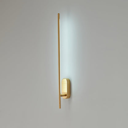 Linear Brass Wall Light, Bedroom Wall Sconce, detail 41