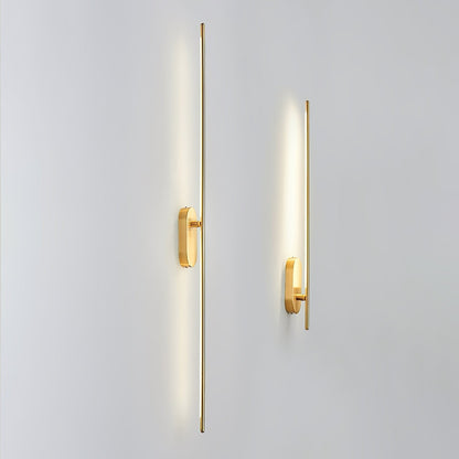 Linear Brass Wall Light, Bedroom Wall Sconce, detail 48