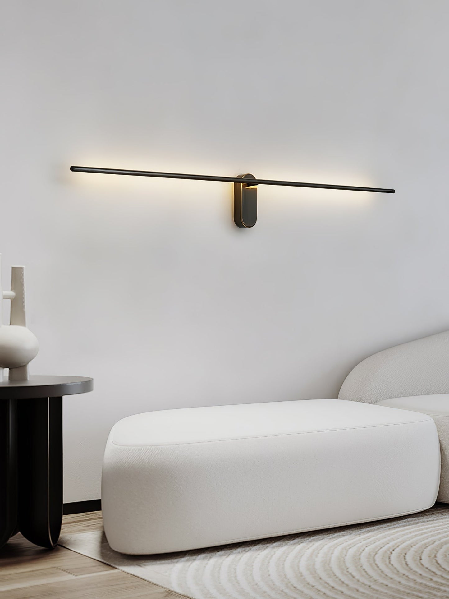 Linear Brass Wall Light, Bedroom Wall Sconce, detail 54
