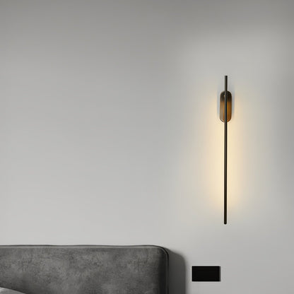 Linear Brass Wall Light, Bedroom Wall Sconce, detail 65