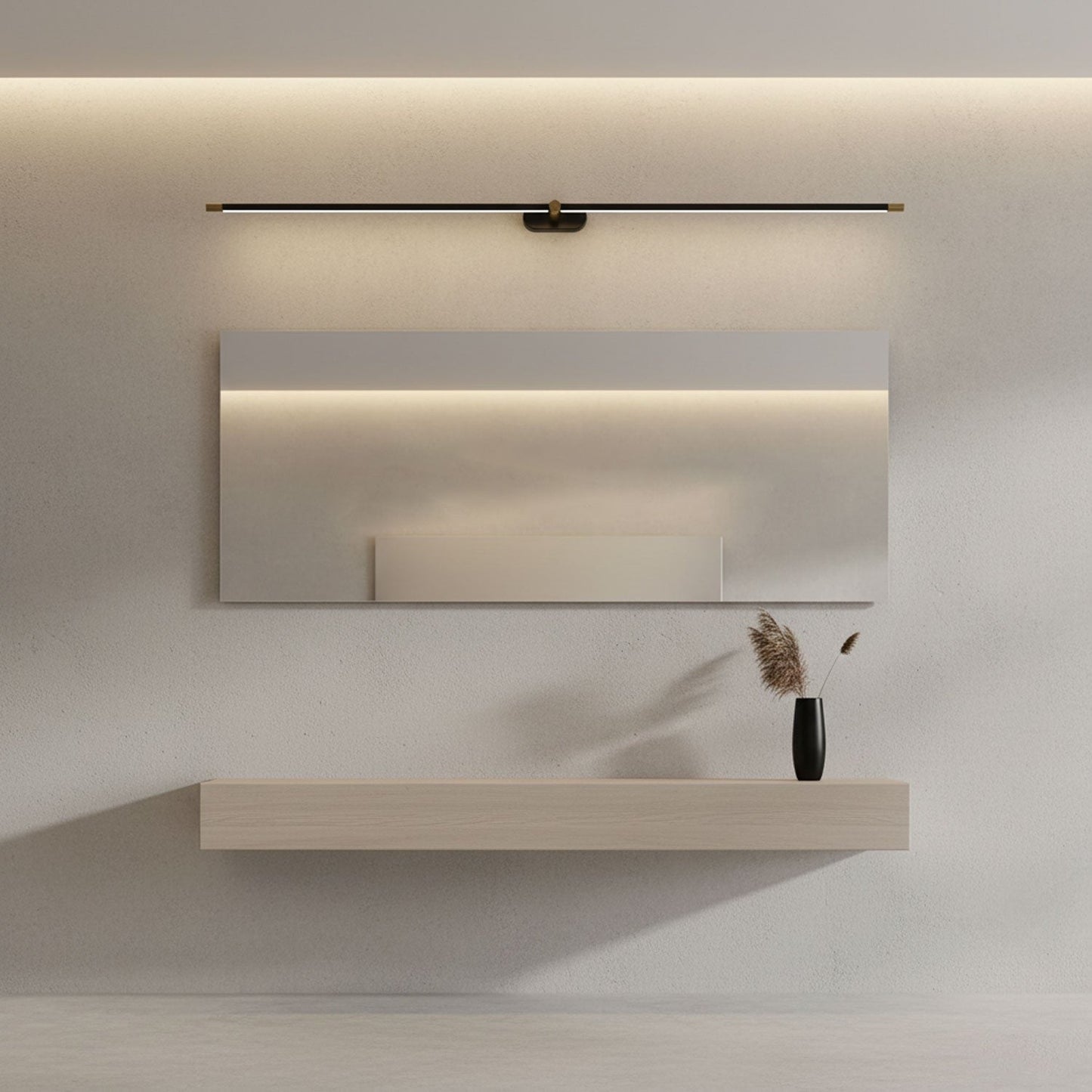 Linear Rechargeable LED Wall Light, Bathroom Wall Sconce, detail 11