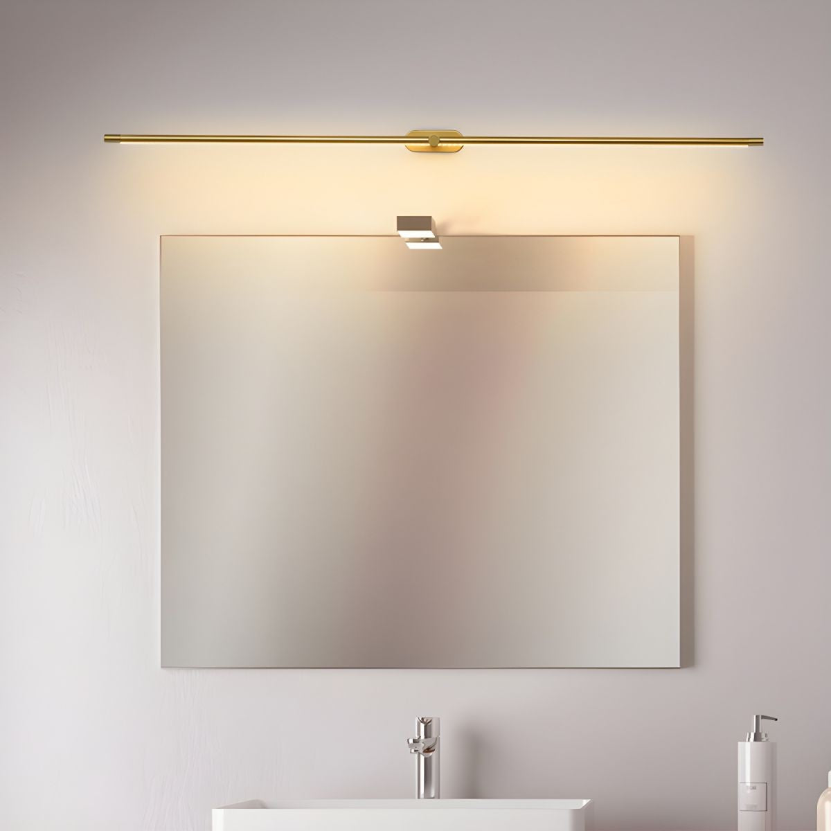 Linear Rechargeable LED Wall Light, Bathroom Wall Sconce, detail 13
