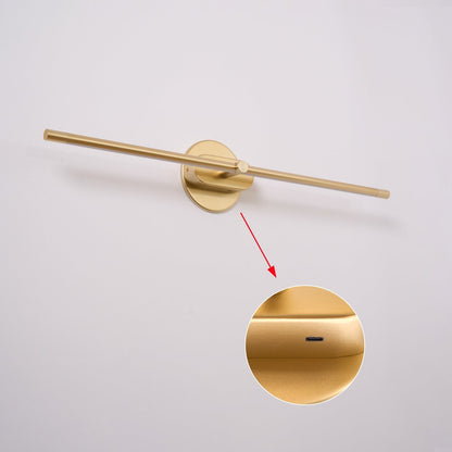 Linear Rechargeable LED Wall Light, Bathroom Wall Sconce, detail 14