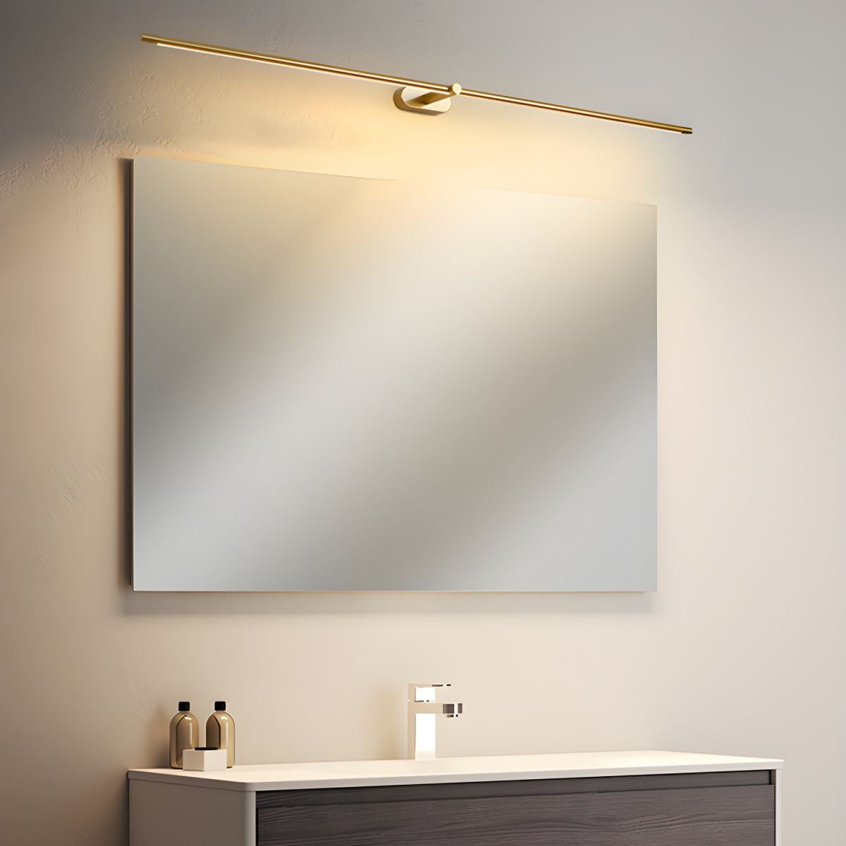 Linear Rechargeable LED Wall Light, Bathroom Wall Sconce, detail 15