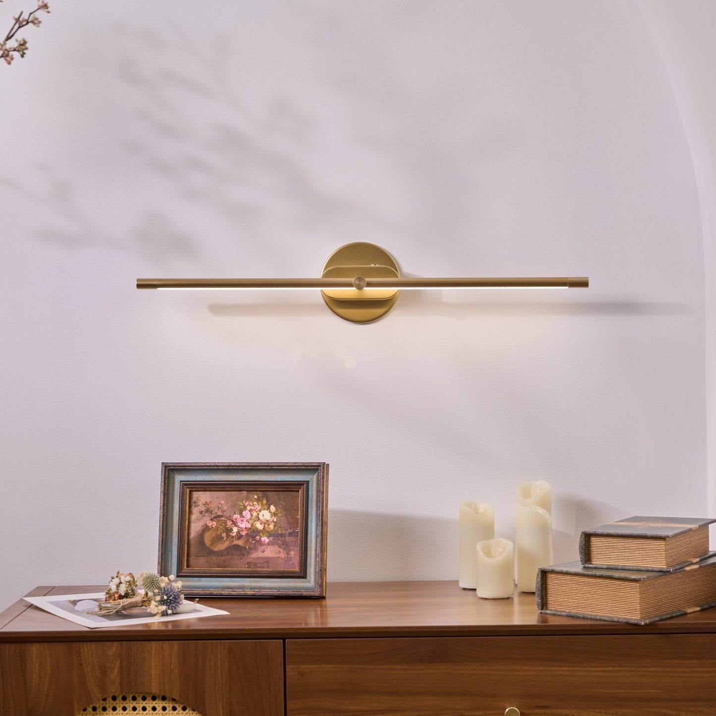 Linear Rechargeable LED Wall Light, Bathroom Wall Sconce, detail 18