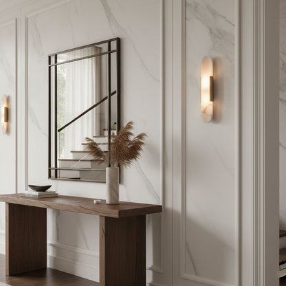 Melange Alabaster Wall Light, Bedroom Wall Sconce, detail 14