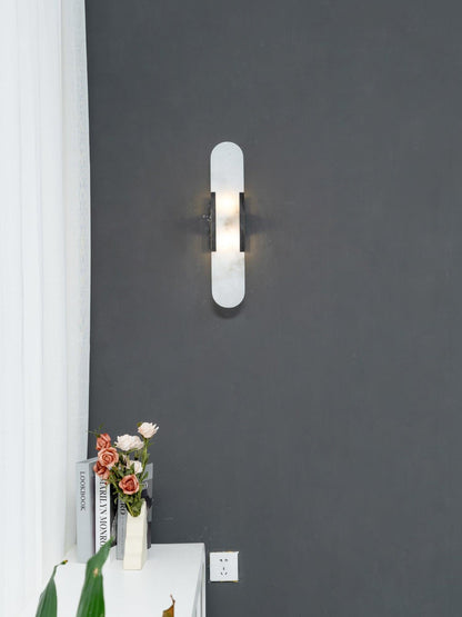Melange Alabaster Wall Light, Bedroom Wall Sconce, detail 43