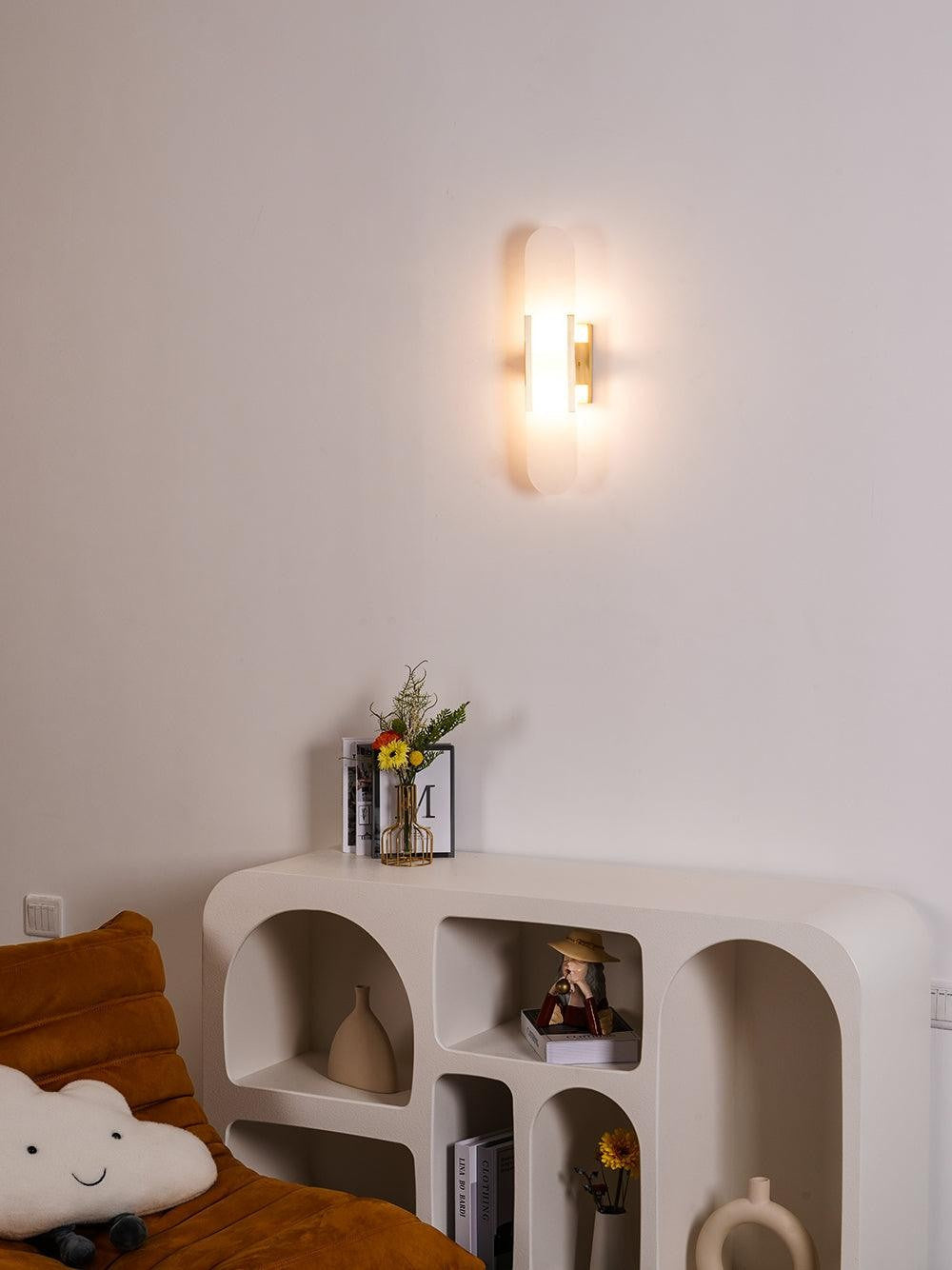 Melange Alabaster Wall Light, Bedroom Wall Sconce, detail 68