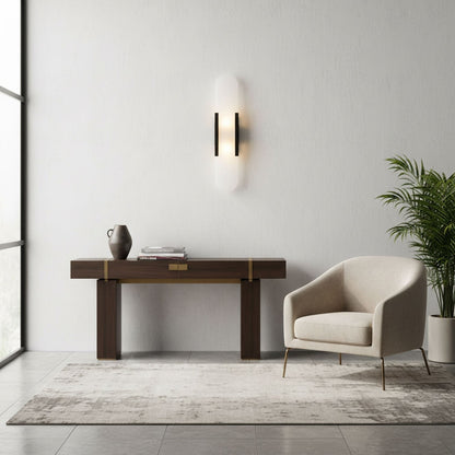 Melange Alabaster Wall Light, Bedroom Wall Sconce, detail 9