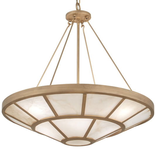 Istria 8 Light 28" Wide Alabaster Pendant - Tianguang Alabaster Lighting