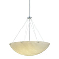 36" W Cypola Alabaster Inverted Pendant - Tianguang Alabaster Lighting