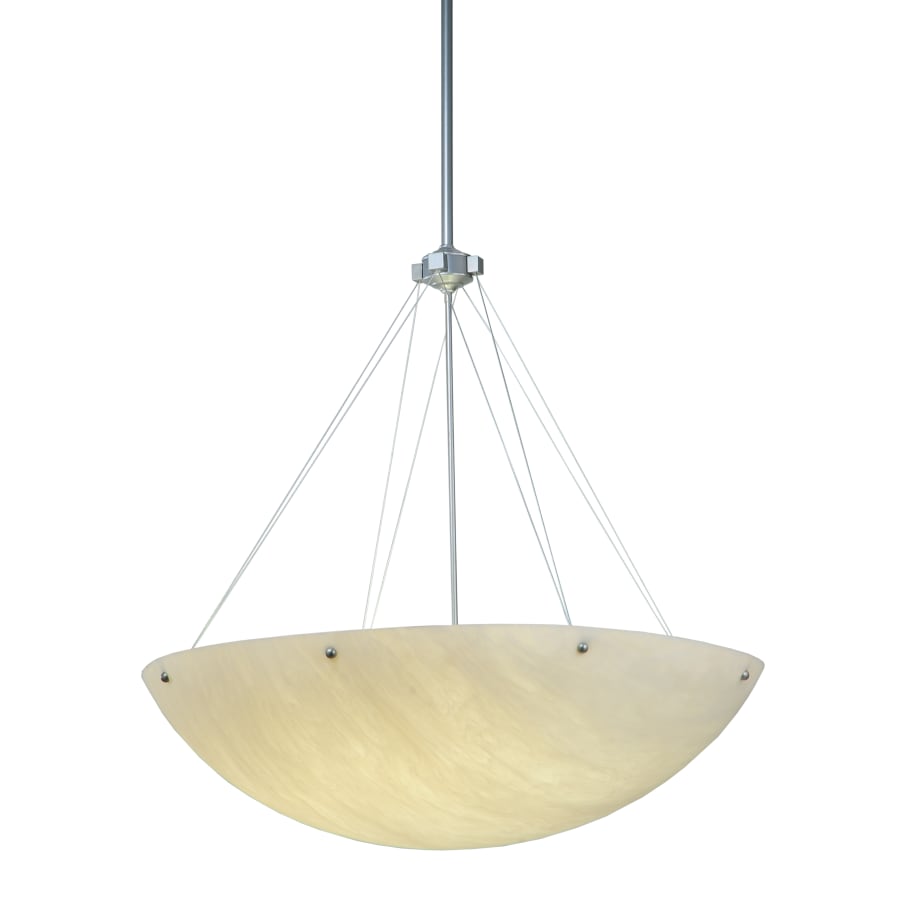 36" W Cypola Alabaster Inverted Pendant - Tianguang Alabaster Lighting